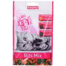 Bits Mix - Pour chats - Pâte de malt, herbe à chat, vitamines - Favorise la santé et le bien-être, les soins dentaires - 150 g (8711231177066)