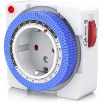 24h kompakte Zeitschaltuhr 15 min. Zeitintervalle / Kinderschutzsicherung - Bearware