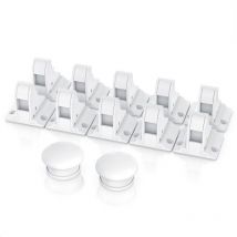 Babysicherung Schrankschloss - Schranksicherung Kindersicherung magnetisch - 10 Schlösser + 2 Magnet Schlüssel - Bearware