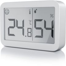 Bearware - Thermometer Hygrometer digital Innen - Temperatur und Luftfeuchtigkeit - Komfortsymbole - gut ablesbar - LCD-Anzeige - inkl. Batterie