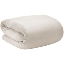 Couverture polaire Aurelia Nature, 240x220 cm - Beautissu