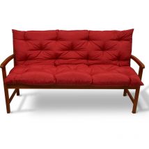 Beautissu Bankauflage Flair BRRot, 150x100x10 cm