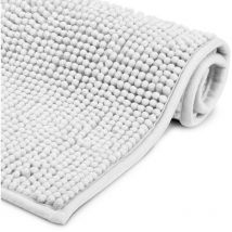 BeauMare wr Tapis de Bain Absorbant et Antidérapant 50x50 cm Blanc - Beautissu