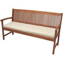 Coussin Base bk pour banc - Jardin, terrasse, balcon Nature, 100x48x5 cm - Beautissu
