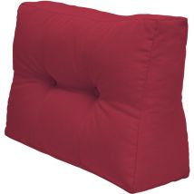Beautissu - eco Elements - Accoudoirs Coussins pour Canape Euro Palette Rouge, 60x40x20 cm
