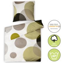 Beautissu Housse de Couette Set Nela135cm, 200cm