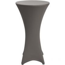 Beautissu - Housse de table bistrot Stella Housse de table bistrot Stella Anthrazit, 60cm (∅)