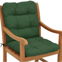 Beautissu Niederlehner Auflage Flair NL 100x50x8 cmdunkelgrün