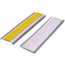 Beaverswood Self-Adhesive Ticket Holders (Clear) with Card Insert (White) for Sh
