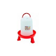 Bebedero con patas para gallinas, faisanes y otras aves de corral - 10 L