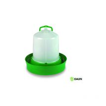 Gaun - Bebedero premium con base profunda (color verde) - 8 litros