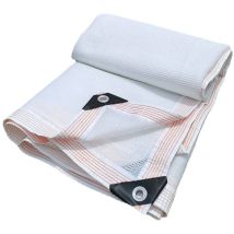 Bebusingoto Hitzeschutznetz, Schattennetz Für Pergola, Weiß, Verstärktes, Dickes Sonnensegel, Winddichtes Netz Mit Ösen, Für Pflanzenabdeckung/