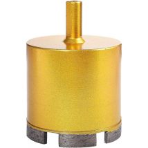 Bebusingoto - Sierra de corona de diamante para vidrio, cerámica, mármol, granito, pizarra, porcelana, mármol (diámetro 65 mm)