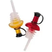 Beccuccio Versatore Kristal - 2 Pezzi - Plastica Resistente - Colori Assortiti - Con Tappo di Chiusura