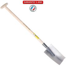 Outils Perrin - Bêche Senlis de 28 polie manche en t