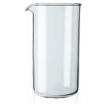 Bécher de rechange pour presse à café, verre – Transparent (Capacité : trois tasses, 0,35 l, 12 oz)