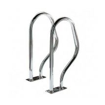 Beckenablaufmodell 470 x 800 mm - Befestigung durch rechteckige Platte