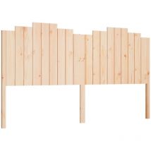 Bed Headboard 186x4x110 cm Solid Wood Pine vidaXL