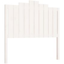 Les Tendances - Bed Headboard White 106x4x110 cm Solid Wood Pine vidaXL