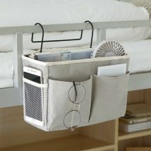 Dpzo - Bed Pocket 1 Piece Bedside Organizer Bag Hanging Bed Storage Organizer Waterproof Bed Pocket Organizer for Dorm Bed Sofa Magazine Glasses