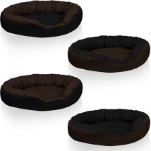 Beddog - lit pour chien sunny, coussin, panier pour chien, 13 couleurs au choix:3XL, mocca (noir/brun)