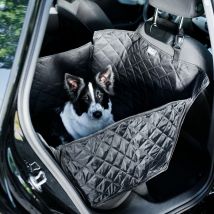 Protecteur de coffre pour chien, housse universelle de coffre de voiture:Demi-siège arrière - Beddog
