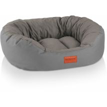 Panier chien - Coussin Chien - Tapis Chien Grande Taille - Lit pour Chien:L, steel-grey (gris) - Beddog
