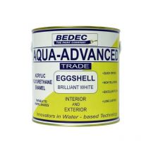 Bedec - Aqua Advanced Paint Eggshell - Brilliant White - 2.5 Litre