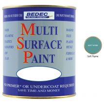 Bedec Multi Surface Paint - Satin - Soft Thyme - 750ml