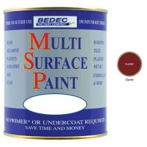 Multi Surface Paint - Gloss - Claret - 750ml - Claret - Bedec