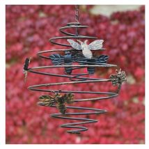 Windchime 38 cm Bee Mobile Design Bronze Finish Woodlodge