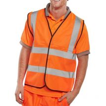 Hi Viz Vest en 20471 Org xl - BRG10009
