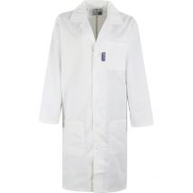 Pcwc Polycotton Warehouse Coat White 38' - Beeswift