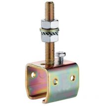 Muffe -04 304 Profil 300 Stahl verzinkt, gelb Ausführung höhenverstellbar