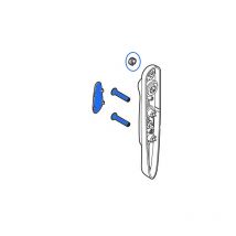 Befestigungsset Doppelte Verlegung 5531/5510 + 2 Schrauben 4x50+2 La Croisee Ds DS2624