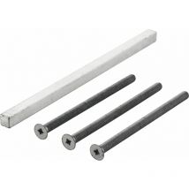 Hoppe - Befestigungsset Zu Liège - Für Drückergarnituren, Ts: 82 - 87 Mm