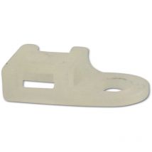 KSS - Befestigungssockel schraubbar Polyamid 6.6, Natur, Befestigungsloch 5,2, L=19, B=9,5, 1 Stück