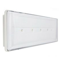 Deckenleuchte STILE+ Notleuchte 18W IP42 IK05 280x119x46mm LiFe Batterie Notbeleuchtung für Wohn- und Geschäftsräume