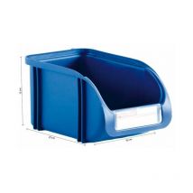 Stapelbare Schublade 16 cm, Farbe Titanblau