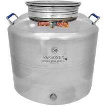 Sansone - edelstahlbehälterfass LT.50