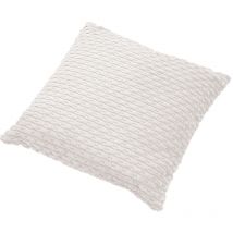 Warmiehomy - Beige 45cm Corduroy Throw Pillow with Pillow Insert
