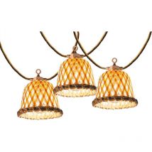 Guirlande lumineuse maly light hybrid Beige Bambou 8m
