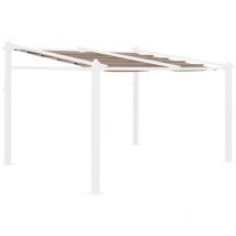 Alice's Garden - Replacement canopy roof for 3x4m Murum pergola, Murum, Beige-brown