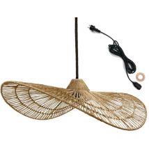 Lumisky - Suspension d'extérieur marbella outdoor cable Beige Corde H14 cm
