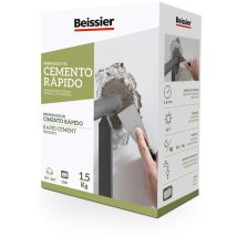 Ciment rapide Beissier 1,5 kg – Prise ultra-rapide 20 min – Haute résistance – Gris