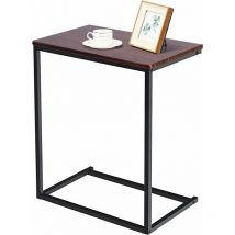 Goplus - Beistelltisch Laptoptisch Sofatisch Schreibtisch Couchtisch Computertisch Notebooktisch Pflegetisch Ablagetisch aus Holz, 55x35x65cm