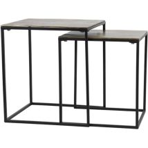 Beistelltisch - bambus - metall - 6727201 - Bambus - Light And Living
