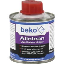 Beko Allclean Oberflächenreiniger 100 ml – Entfernt Kalk, Seifenreste, Verschmutzungen – Für Bad, WC, Fliesen, Glas