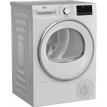 B3T42239 Sèche-linge 8 kg, chargement frontal, pompe à chaleur, convient aux personnes allergiques, 15 programmes, fonction vapeur, écran