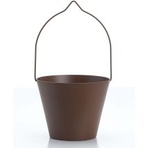 Secchiello per Rubinetti Porta-Secchio 25x23x18 cm in Alluminio Belfer 42/SC Ruggine